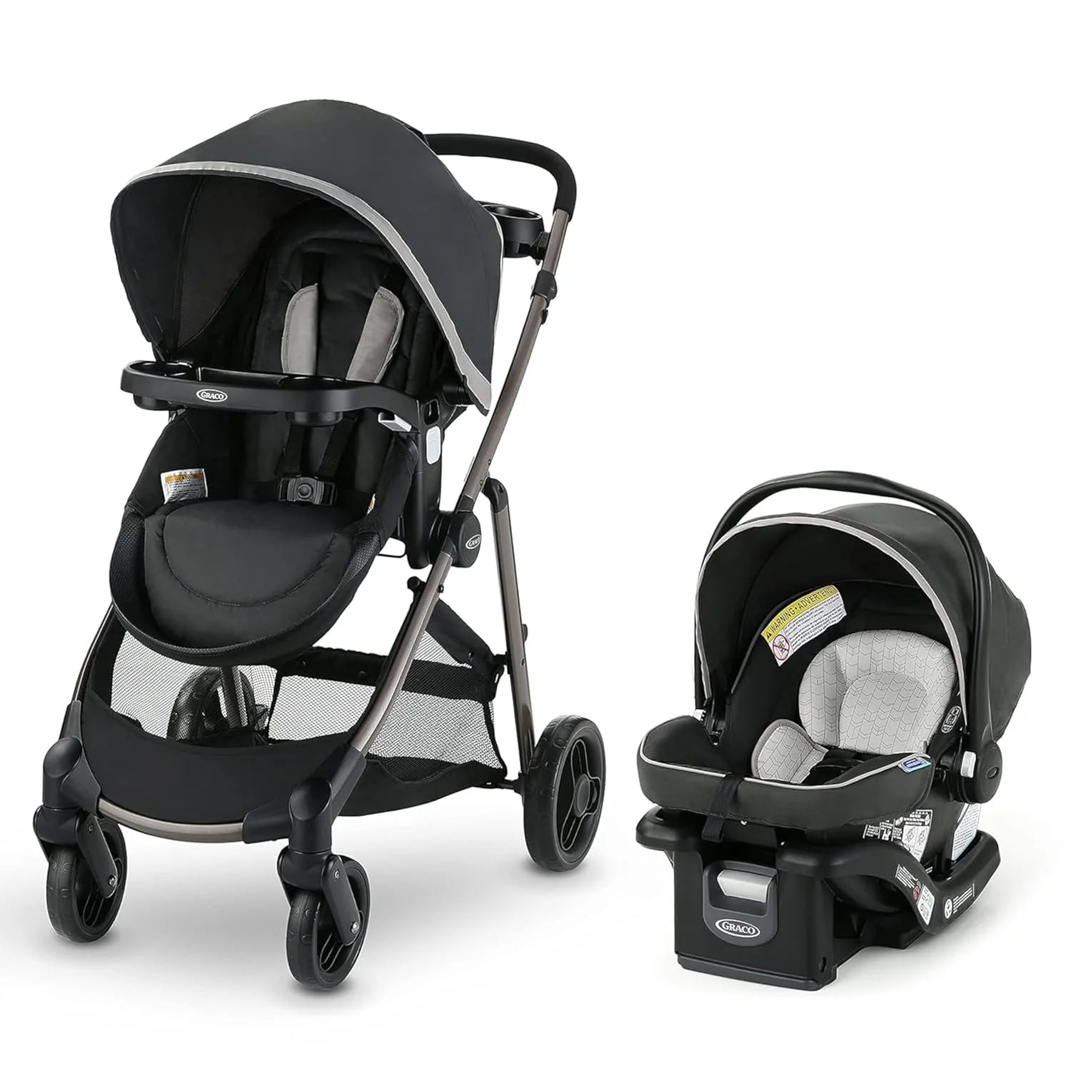 Graco Modes Pramette Travel System 3in1 Modular Car Seat Stroller Combo Infant Car Seat Carrier