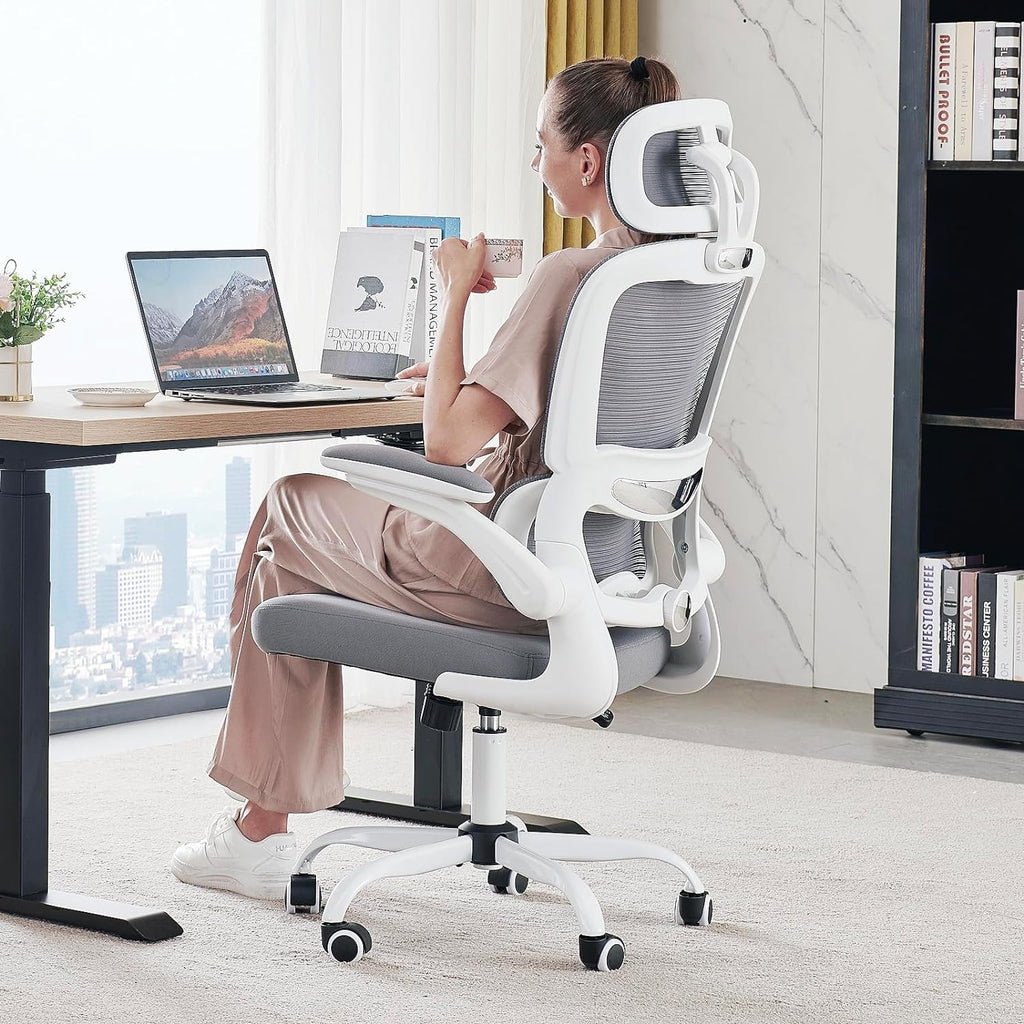 TRALT Office Chair Ergonomic Desk Chair 330 lbs Home Gaming Chair with Wheels